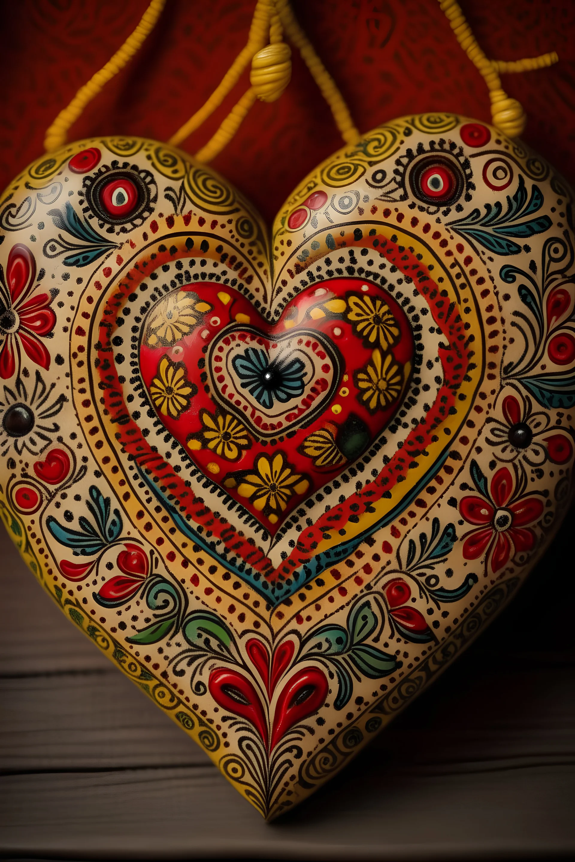 Folk Art Heart
