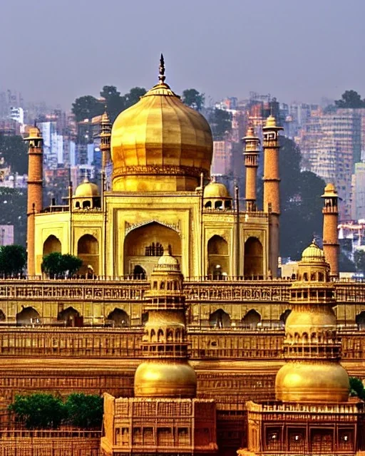 An golden indian city