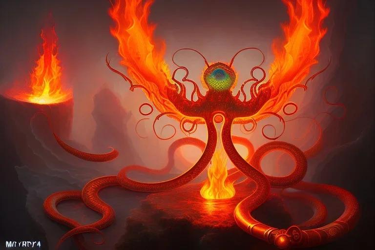 Fire spiritual tentacles fire