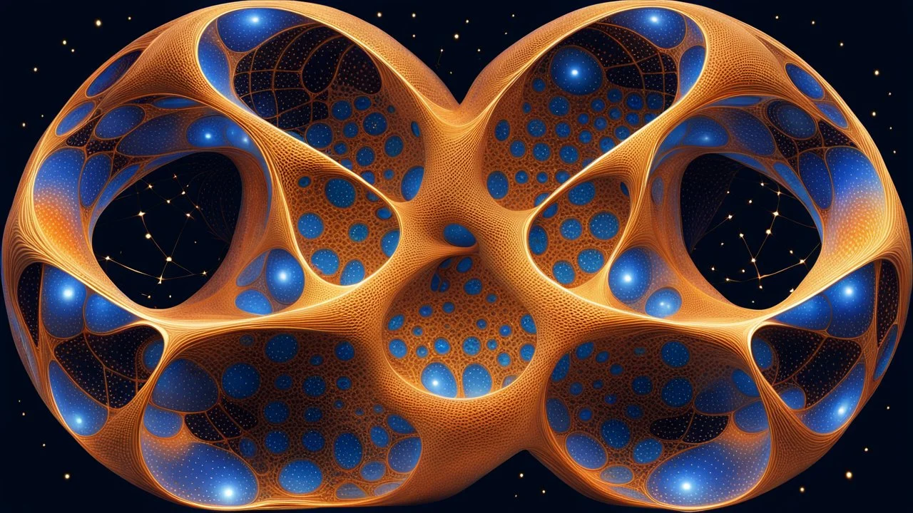 kaleido derivative hyperboloid multiverse galaxy klein bottle quantum Hypergeometry infinite recursive golden ratio fractal supradimensional tesselation