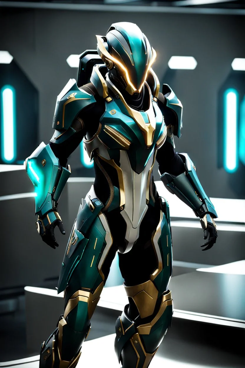 An incredible ultra advanced warframe with plenty of sophisticated gadgets with the whole and full body full armor with ultra sophisticated machine compagnon ultra high resolution and details with maximum ratings and frames possible and by the most advanced camera lenses.mind.Huge