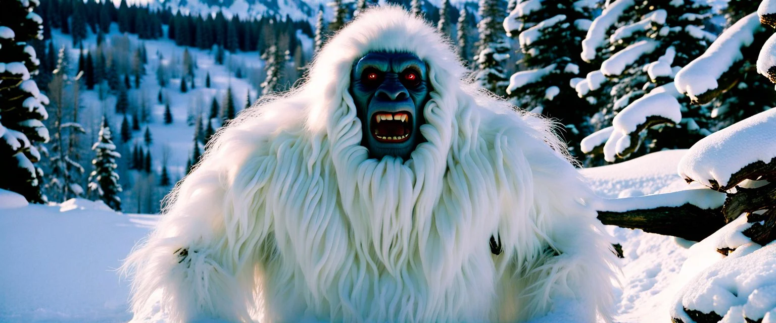 The Yeti by Stanley Kubrick (1989), depth of field, classic film, bokeh, Kananaskis Country, psychedelic, sacred geometry, iconic image