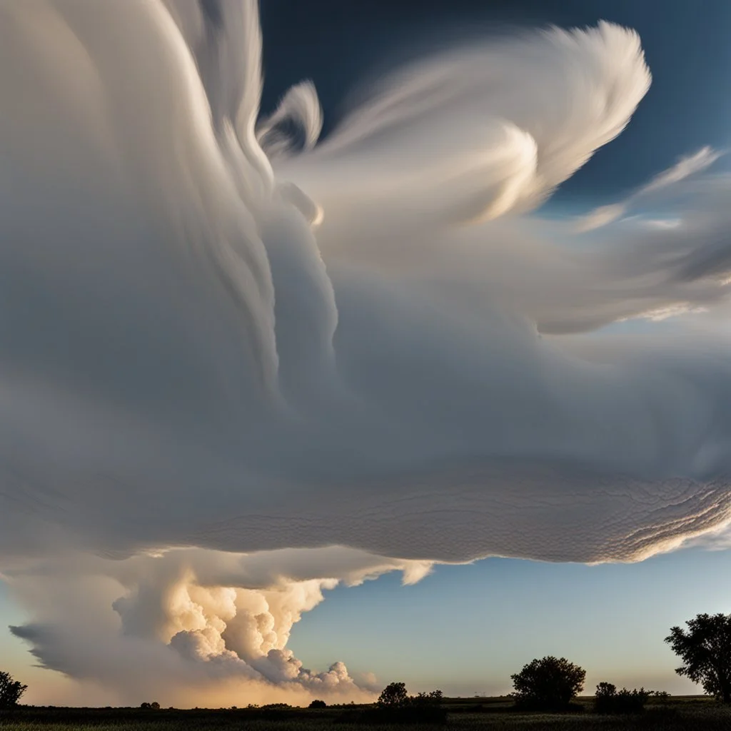 Cirrus thunderstorm.