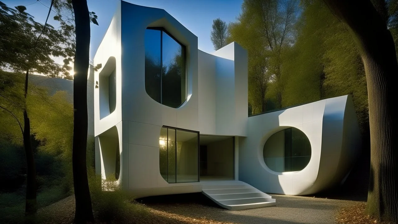 Steven Holl style architecture