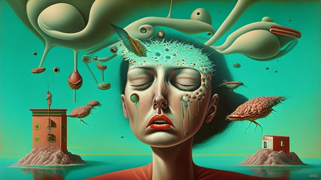 treating woman's symptoms but not the cause; Neo-surrealism; lowbrow