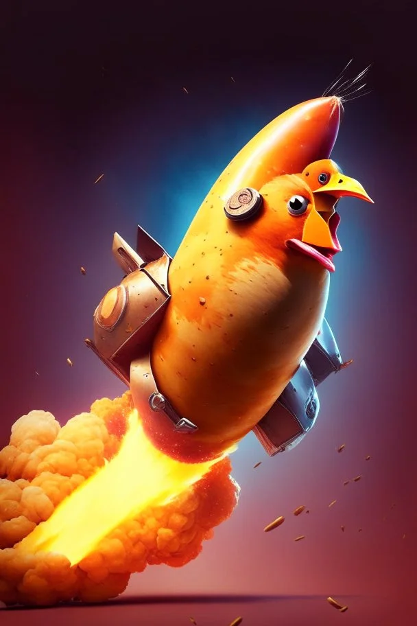 Hot chick potato rocket