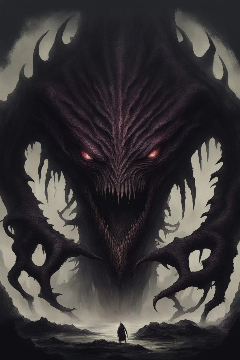 scary void horror dreadful incomprehensible void abyss abyss nightmare shapeless chaos darkness fog maw devouring