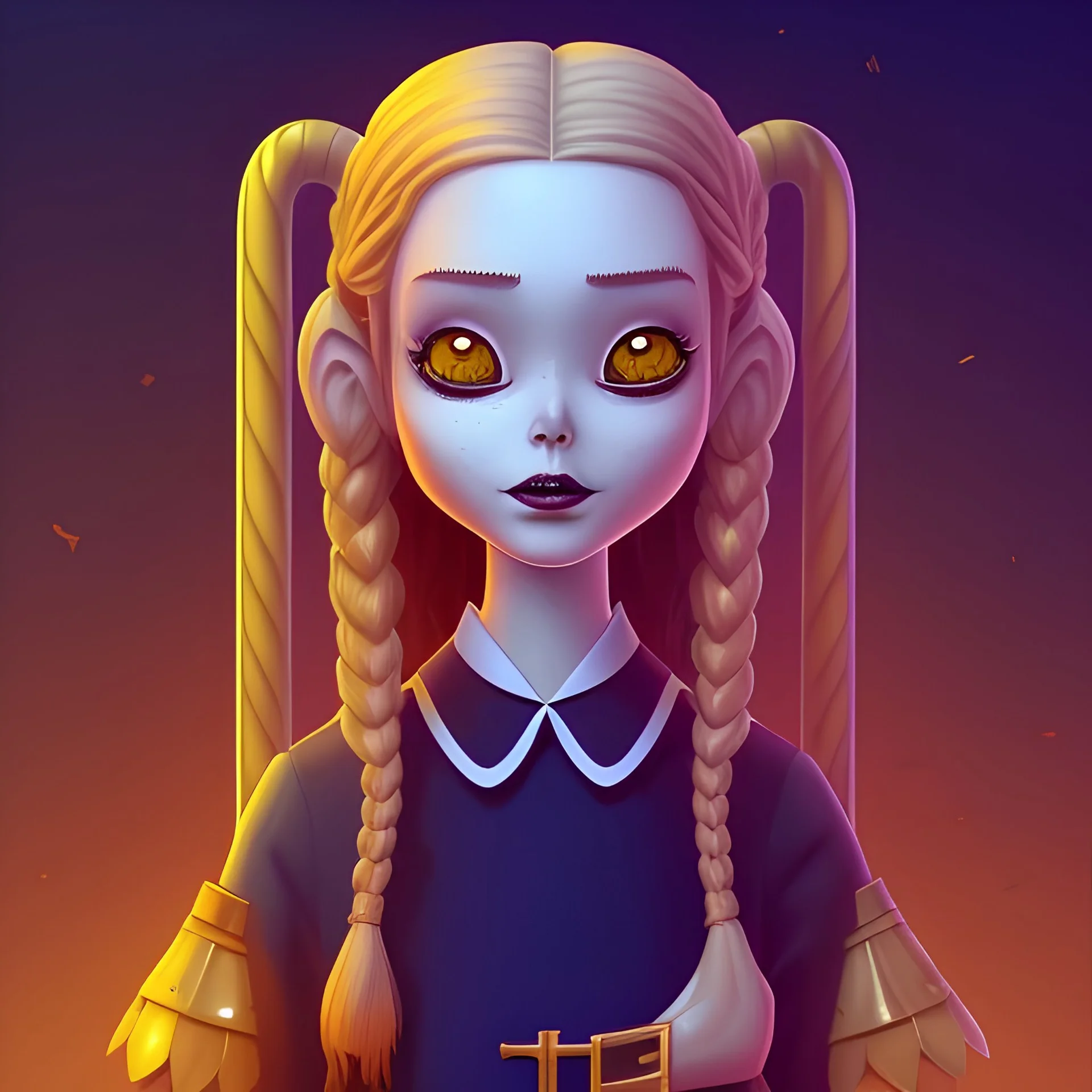 #Digital 2D #Character Design #Fan Art #Illustration #wednesday #character #character design #wednesday netflix #wednesday addams #addams family #wednesday fanart #wednesday addams fanart #fantasy #digital illustration #stylized #fanart #spooky #the thing #enid Sinclair #wednesday enid #Gothic #gothic art #gothic girl #beautiful girls #magical #fantasy art #burton style #wenclair #wenclair fanart #card game art #board game art #2d art #kidlit #cartoon #children illustration #book illustrati