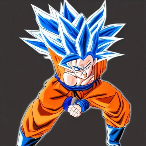 Angry goku by Toyotarou