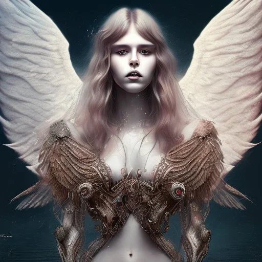 singer Danish MØ style <Laura Sava>, angel of dead,