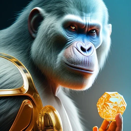 ape yoga master , maze background , levitated lab equipment, 4k, Highly Detailed, Masterpiece, perfect eyes, Digital Illustration, Cinematic Lighting, Realistic, Sharp Focus, Centered, Beautifully Lit, Bioluminescent by Stanley Artgerm Lau