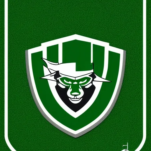 Boston Shamrocks American Football team logo, detailed, legible script that says Boston