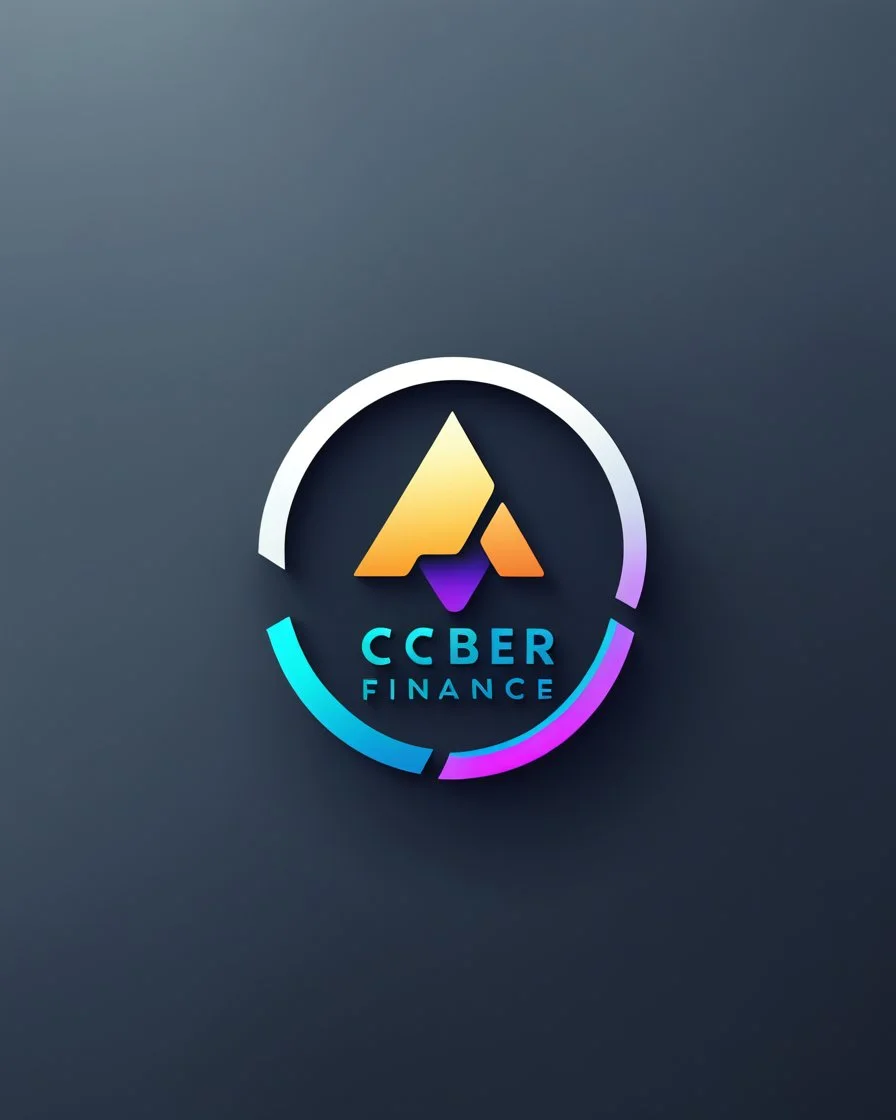 Cyber Finance logo Simple, easy and beautiful logo