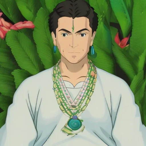 what would frida kahlo and Brad Pitt look like combined?