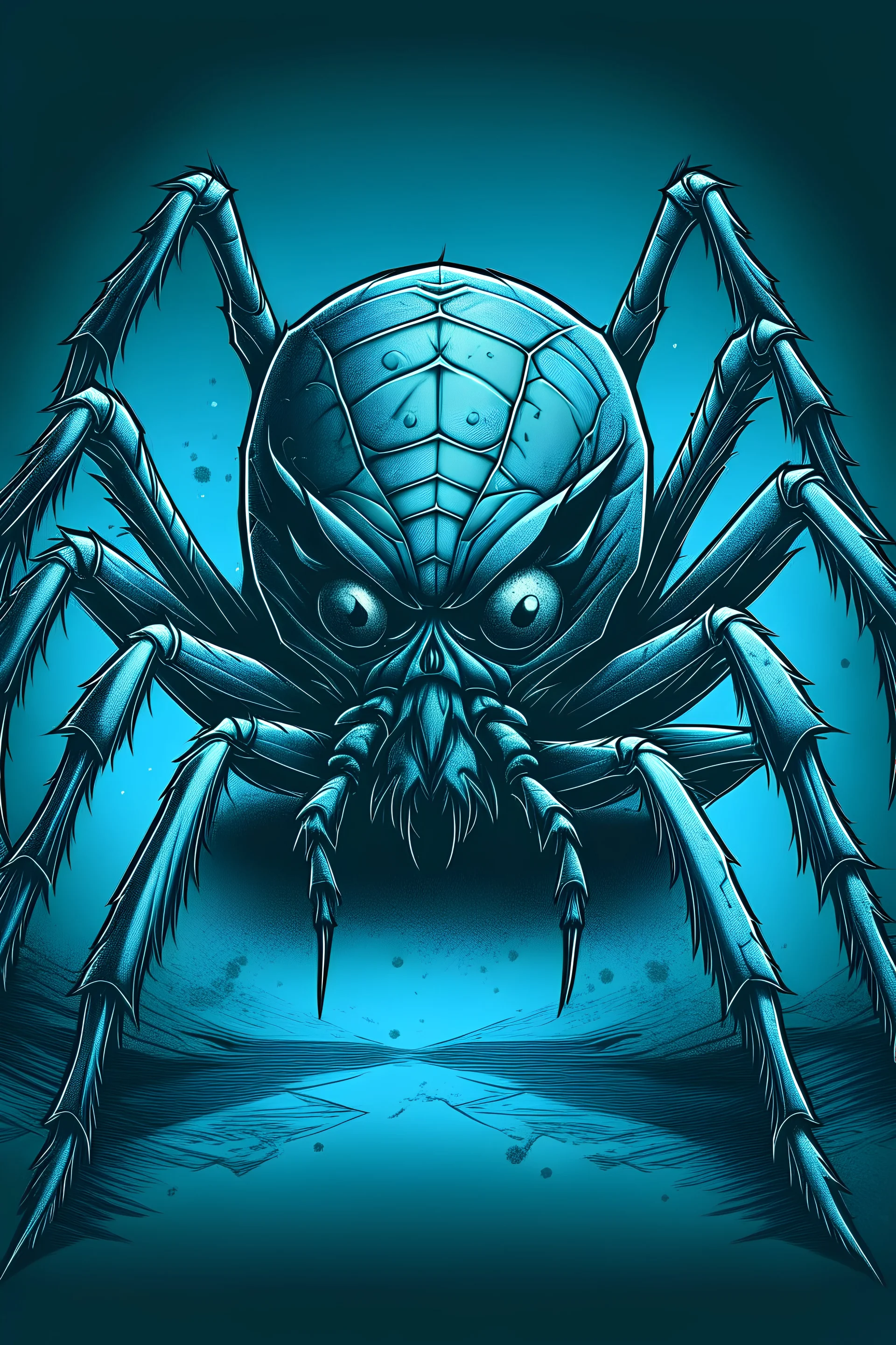 Sinister Spider in Frozen art style