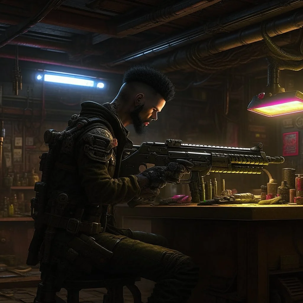 # The cyberpunk gunsmith #