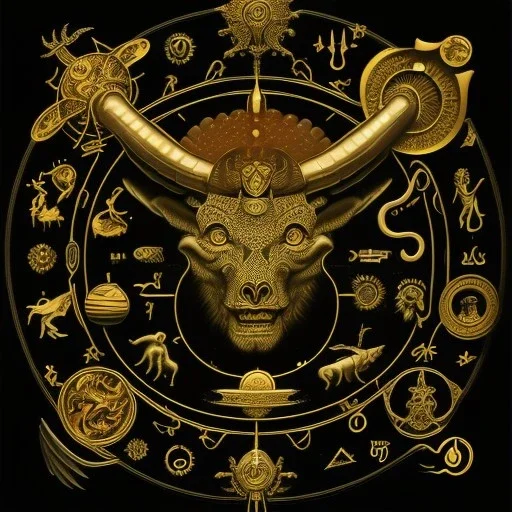 zodiac sign, Libra, illustration, black background