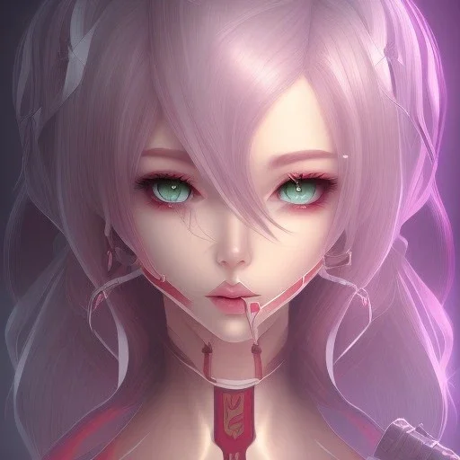 A lovely woman, A anime girl, a evil devil that came to earth to retreat the people who will leave in 2 hours, detailed clothing, concept art, a sexy ninja