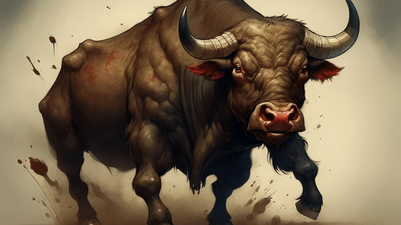 dangerous bull