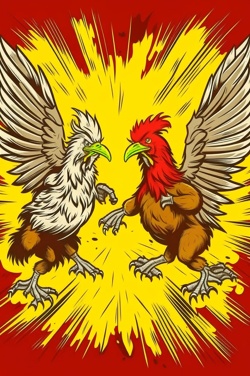 pollo luchando por la unión soviética