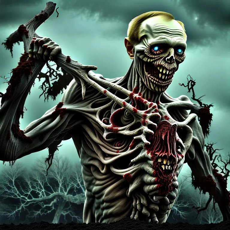 Vladimir putin zombie iron maiden 4k réalisme