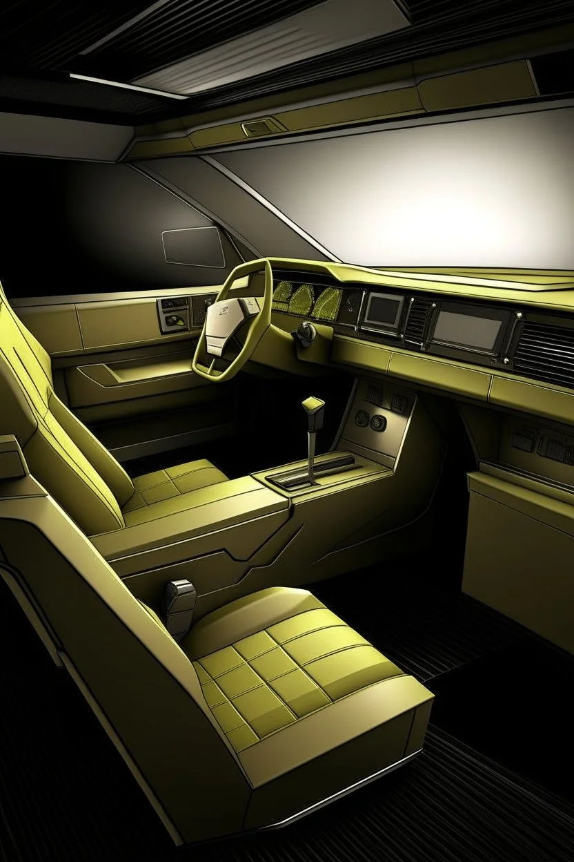 interior military truck modern design