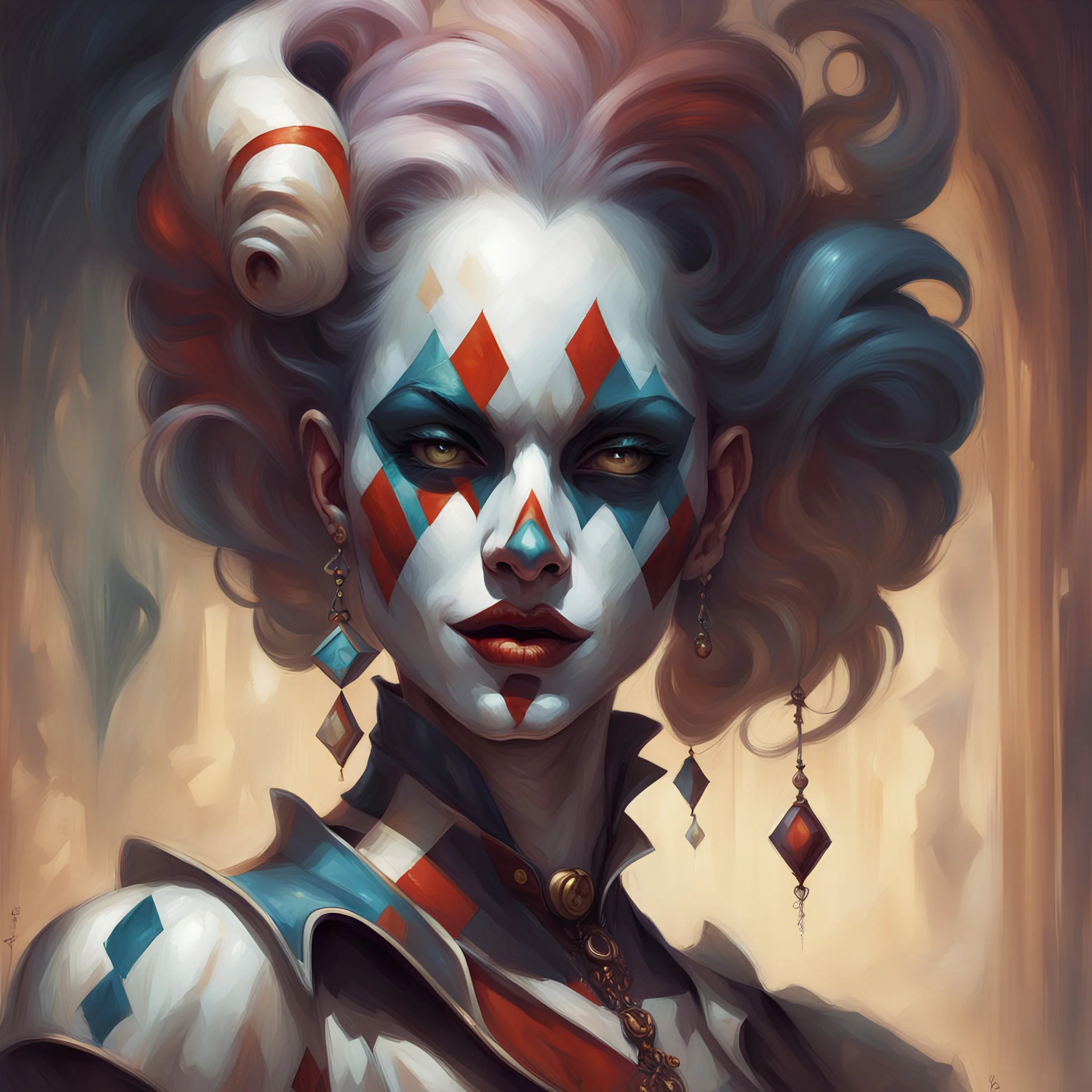 Harlequin in Sabbas Apterus art style