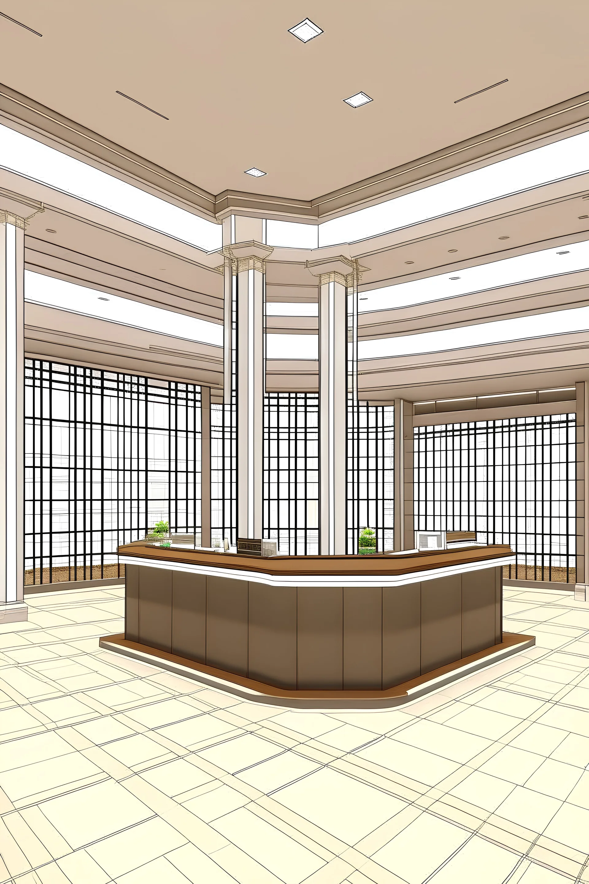 virtual bank lobby