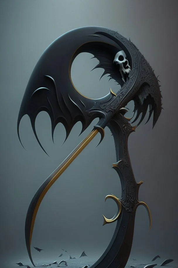 black big scythe