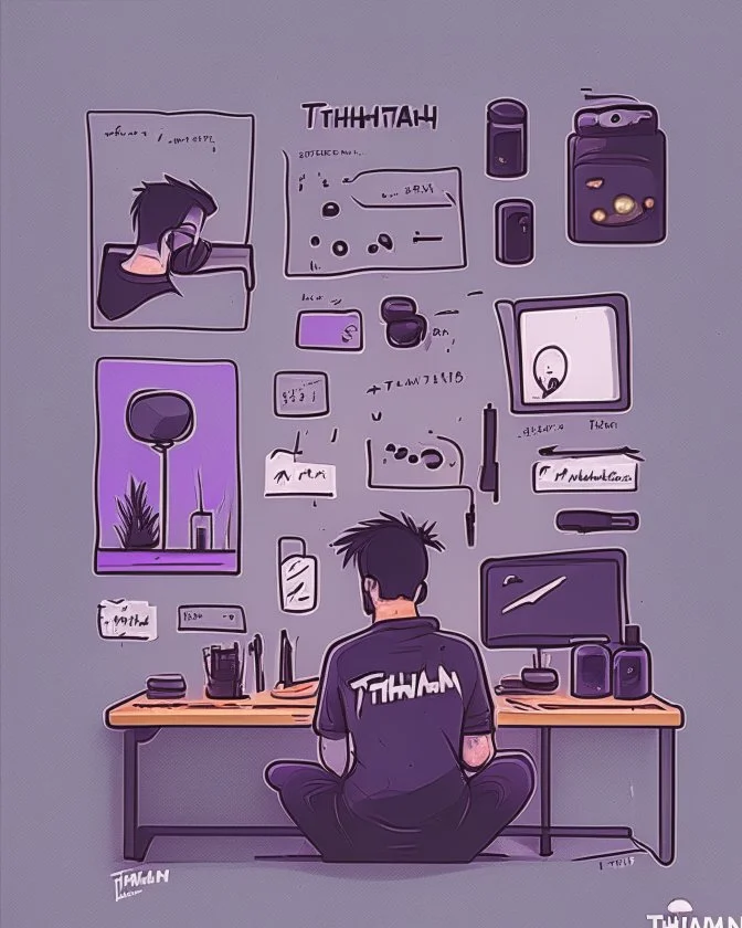 Twitch streamer planning minimalist