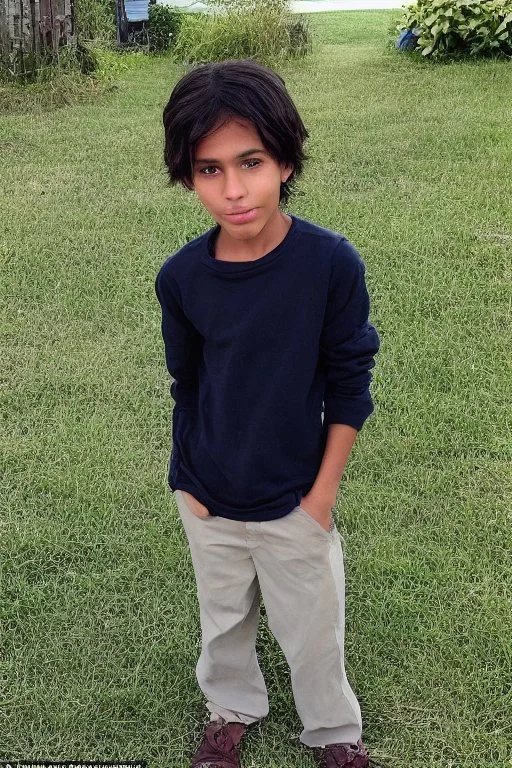 Appearance: Ari has a mixed-race skin tone with a light brown complexion. He has dark hair in a page boy haircut, and his hair length could be somewhere in-between long and short. His face is thin with high cheekbones and dark eyes that are often full of emotion. He stands at around 5 feet 7 inches tall, with a lean build that suggests he doesn't engage in a lot of physical activity. He is of average attractiveness with a boyish face.