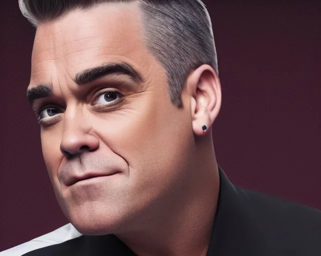 Portrait, 4k, robbie williams