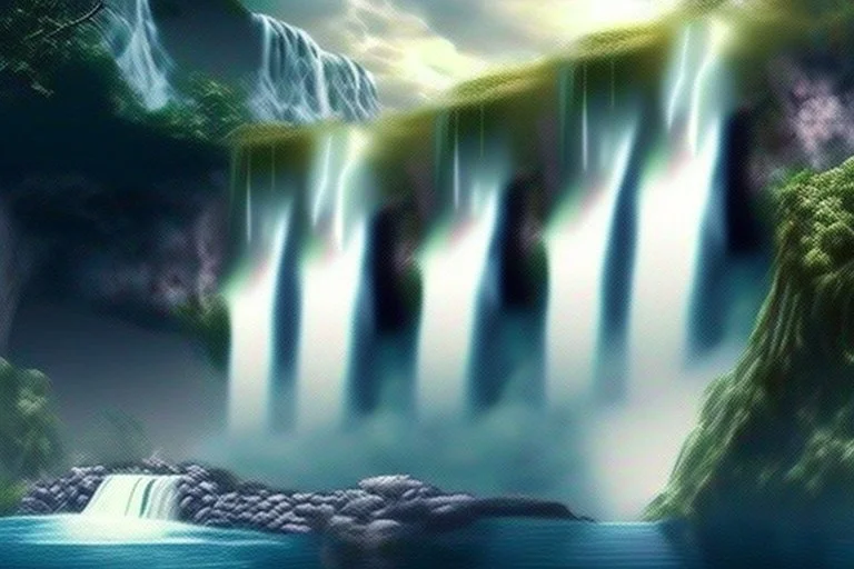 Epic waterfall