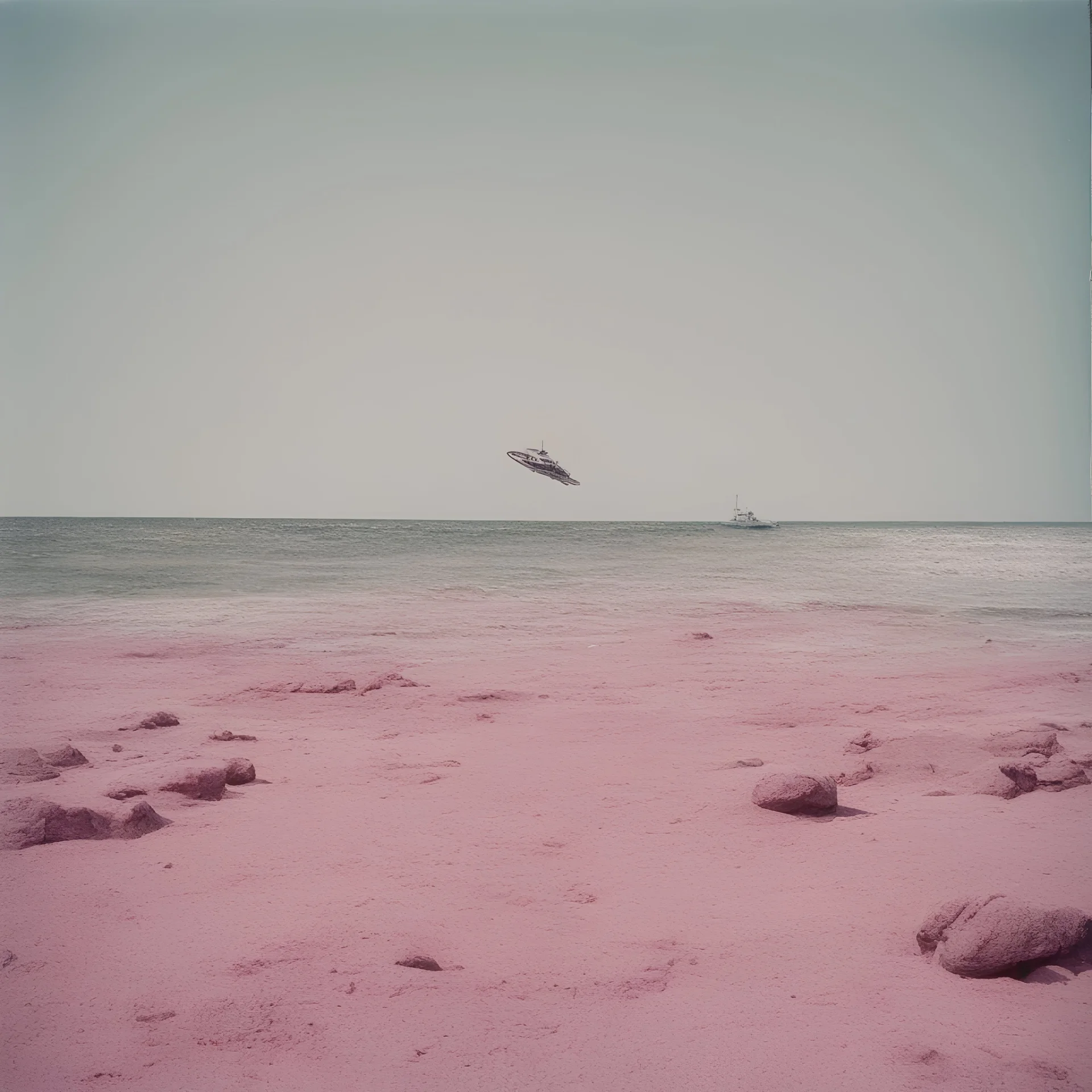 Sunny day, autochrome, vaisseau spacial