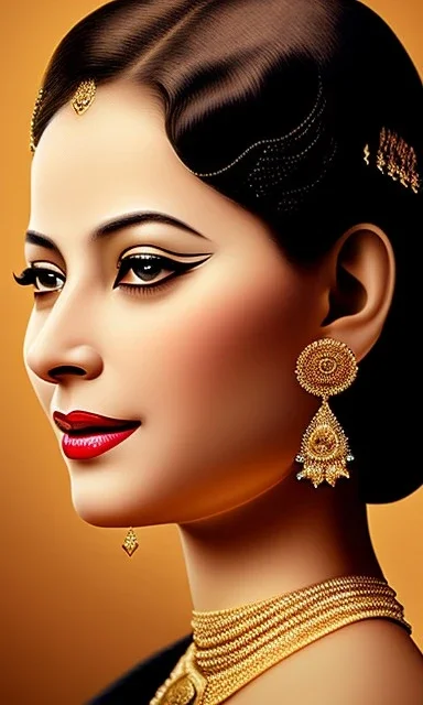 Umm Kulthum , beautiful portrait