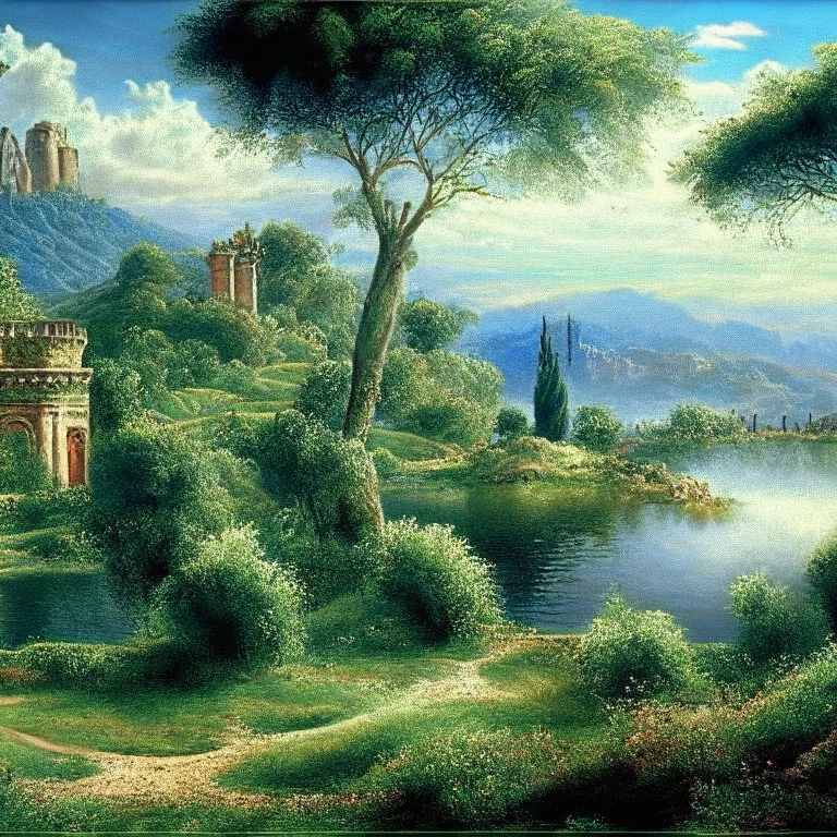 relaxing scenery by da vinci high definition