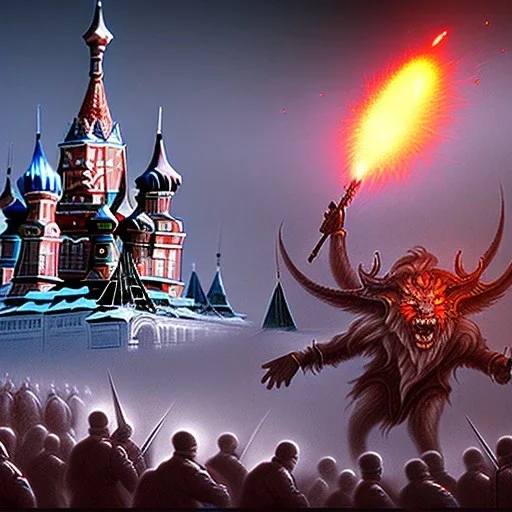 Horde démons attaque Kremlin