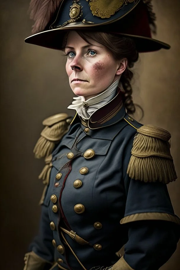 captain of an army victorian times woman