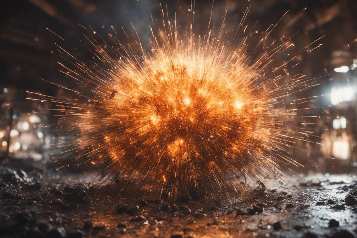 Atomic explosion, made of juice, ULTRA REALISTIC, details, intricate detail, professional lighting, film lighting, 35mm, anamorphic, lightroom, cinematography, bokeh, lens flare, film grain, hdr10, 8k, Roger Deakins, incredibly detailed, reflect, sharpen