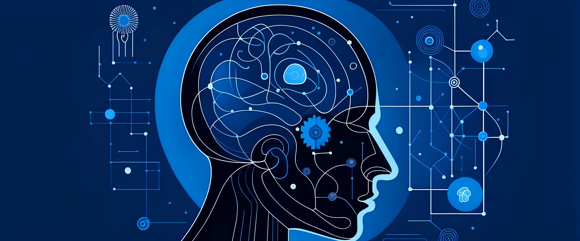 dark blue background for a calender about cognitive science