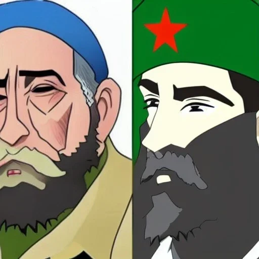 Fidel Castro estilo anime