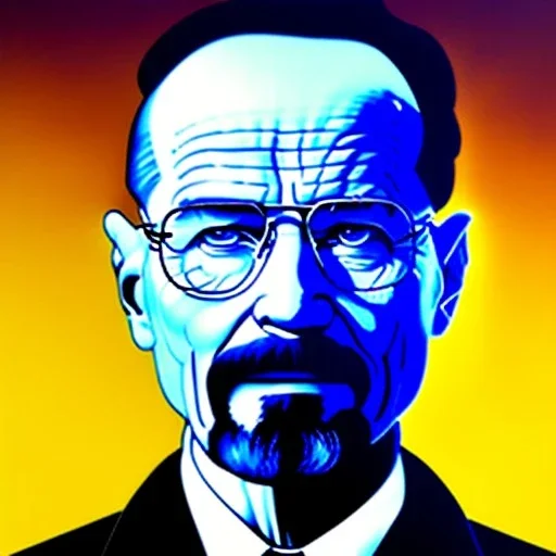 a portrait of Walter White drawn by Leonardo da Vincis, high quality, 8k, master quality