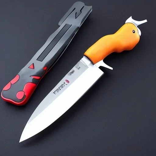 futuristic robot knife