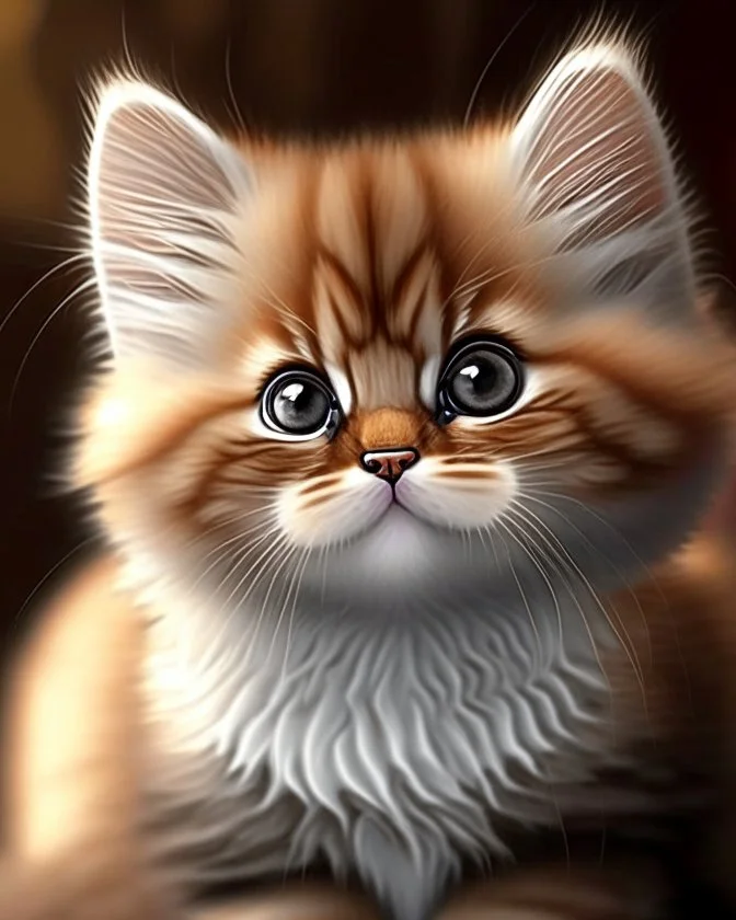 Cute as cat, realistic