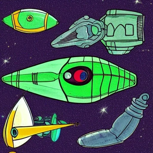 plankton spaceships old school