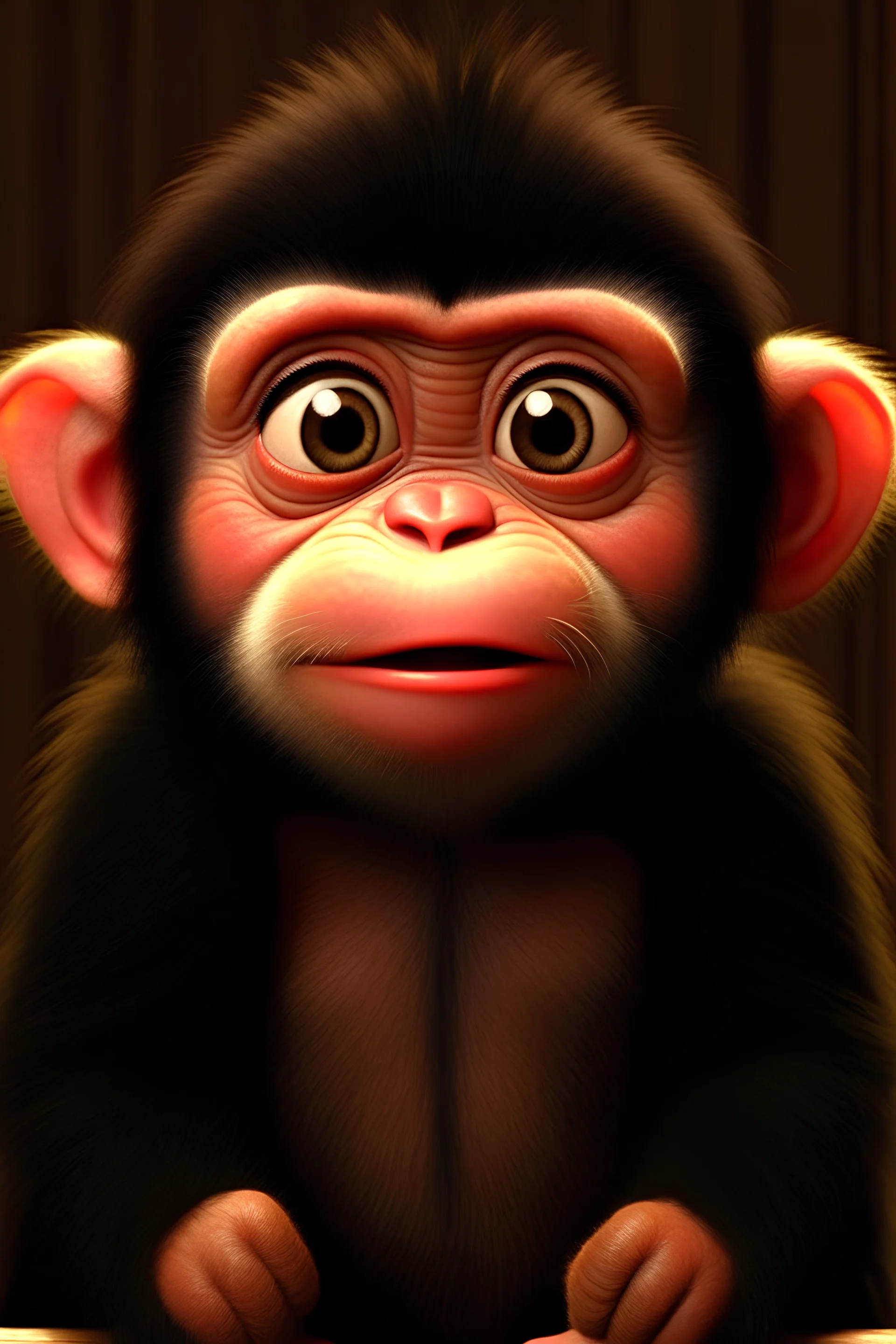 baby chimpanzee pixar