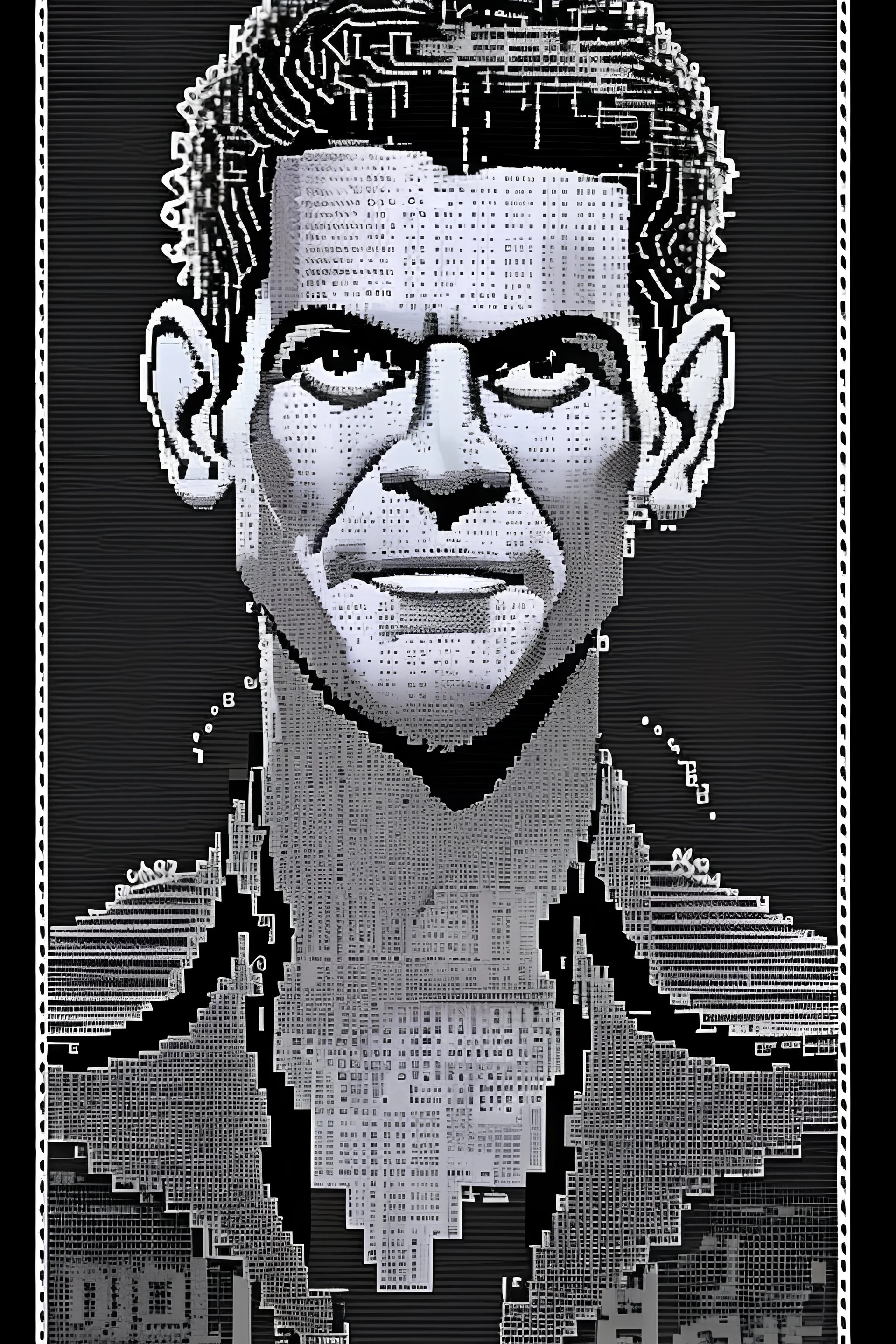 ASCII art of Dean Kamen
