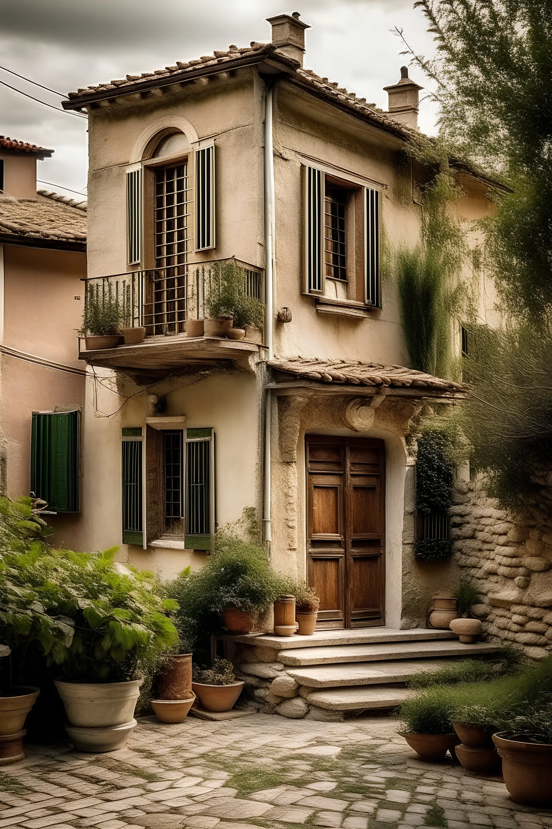 Old fashioned house in Italy