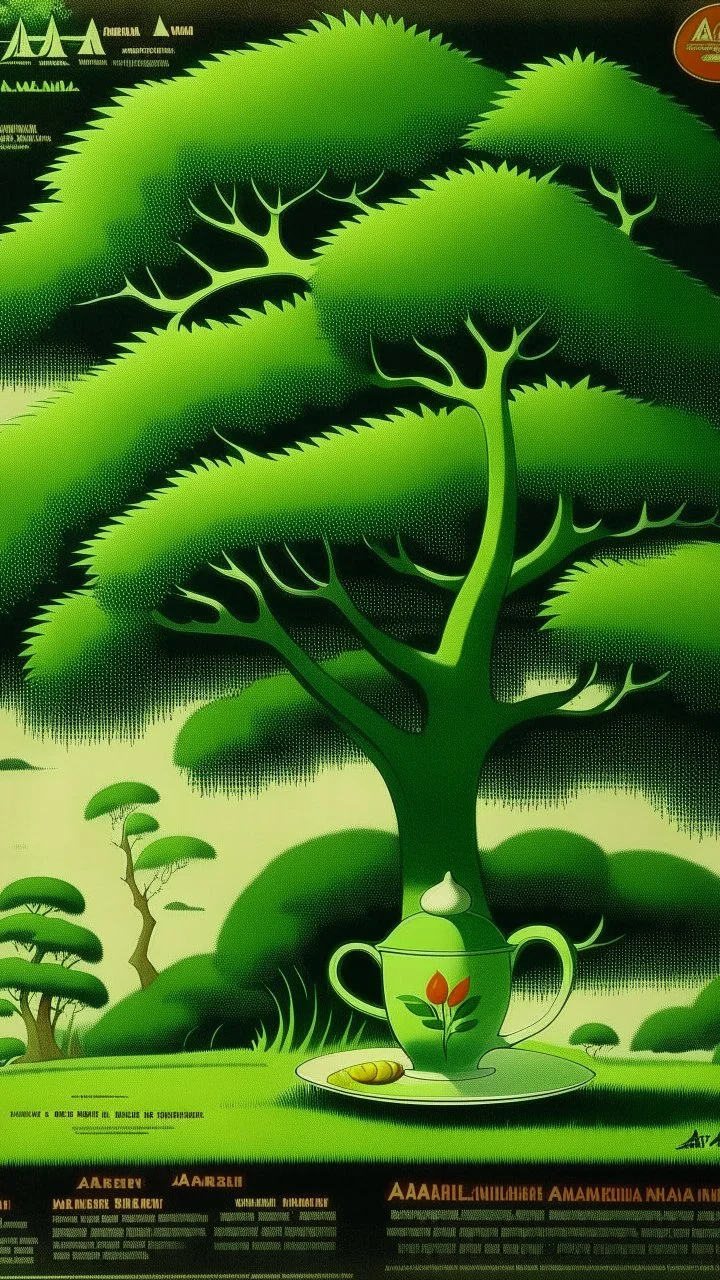 Japanese Matcha Tree Australian Ad 80s