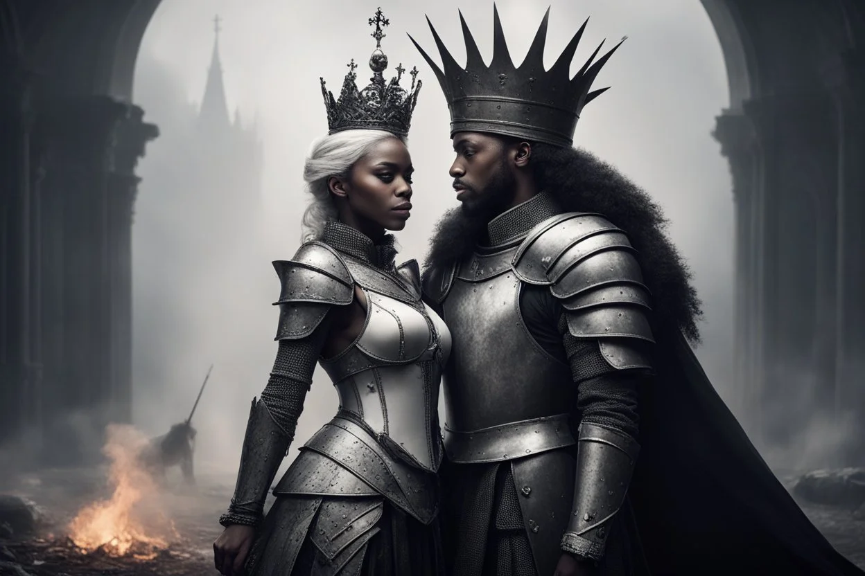 Тайно черная королева Любит белого короля. Но военное ценит дело Эта клетчатая земля. Ты - военного дела мастер, Ум холодный, в крови - огонь, Только рвется порой на части Сердце, что заковала в бронь.